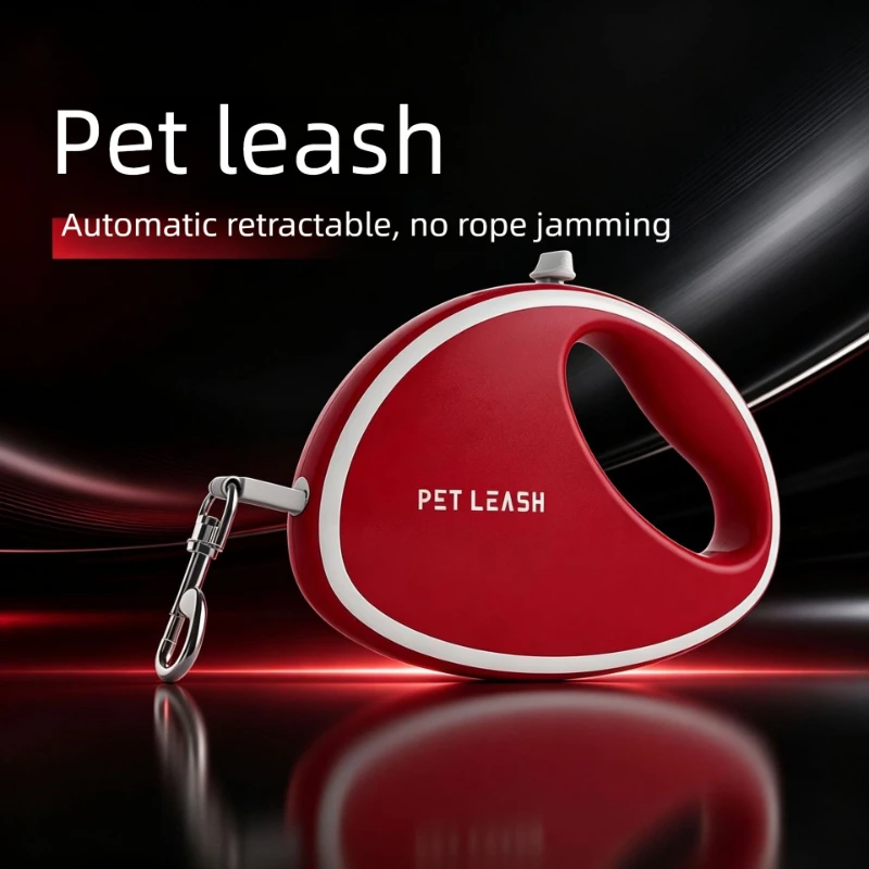 5M Retractable Dog Leash Auto Retracting Pet Lead Tape Dog Walking Lead Reflective Safety Anti Pull Heavy Duty For All Kinds Dog