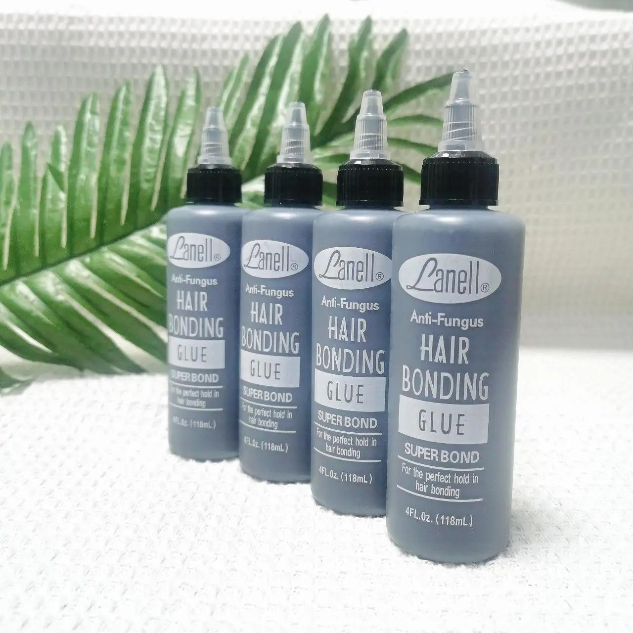 

4 Oz 118 ML Lanell Black Hair Weaving Bond Anti-fungus Hair Bonding Glue SUPER BOND for the perfect hold in bonding