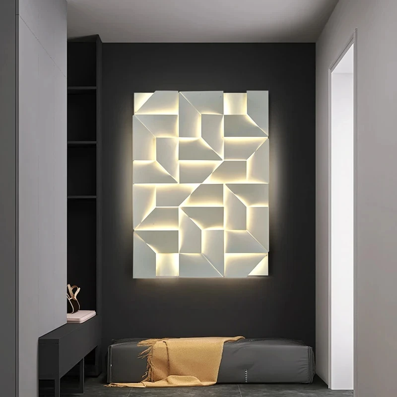 

2024 Wall Lamp Living Bedroom Creative Art Design Led Light Dining Room Resturant Hall Wall Sconce Lighting Fixture Indoor Decor