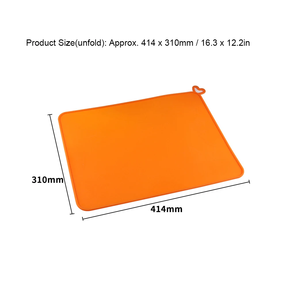 طابعة ثلاثية الأبعاد الراتنج الحساسة سيليكون حصيرة طابعة ثلاثية الأبعاد سيليكون حصيرة البرتقال لينة المضادة للانزلاق وسادة الراتنج حساس للضوء الملحقات #5