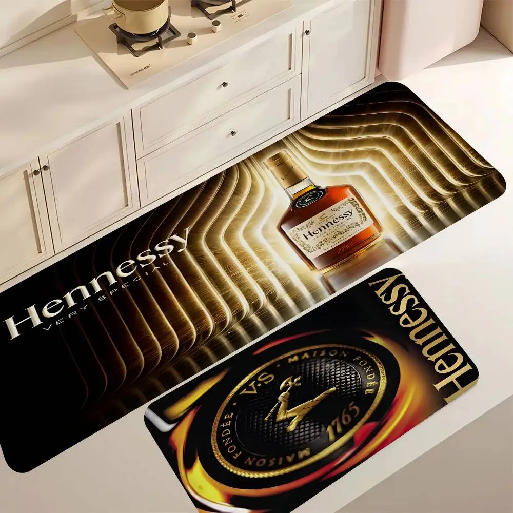 Alfombra con diseño de brandy Hennessy para habitación de niños, decoración para dormitorio, balcón, felpudo antideslizante, decoración para sala de estar y Hotel