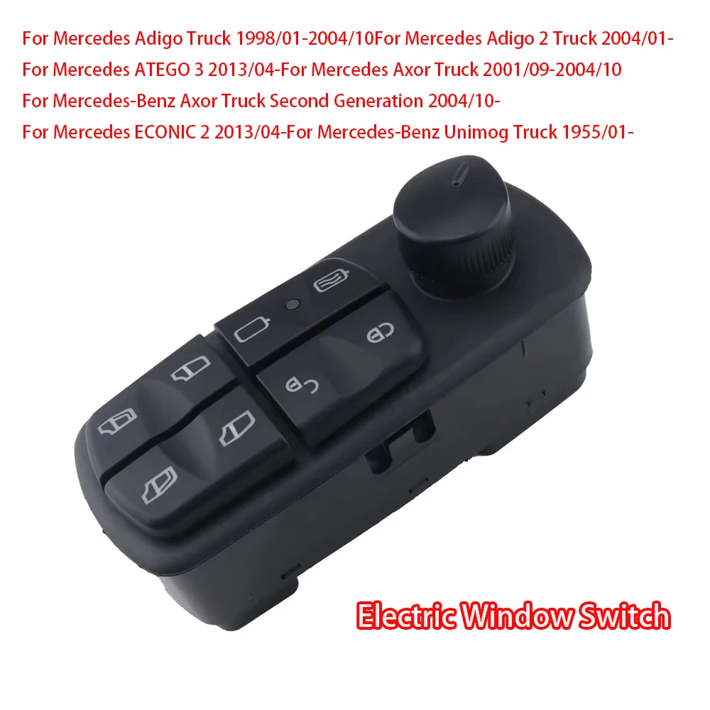 

A0045455913 Electric Power Window Control Switch 0045455913 For Mercedes-Benz ATEGO AXOR 1998-2013