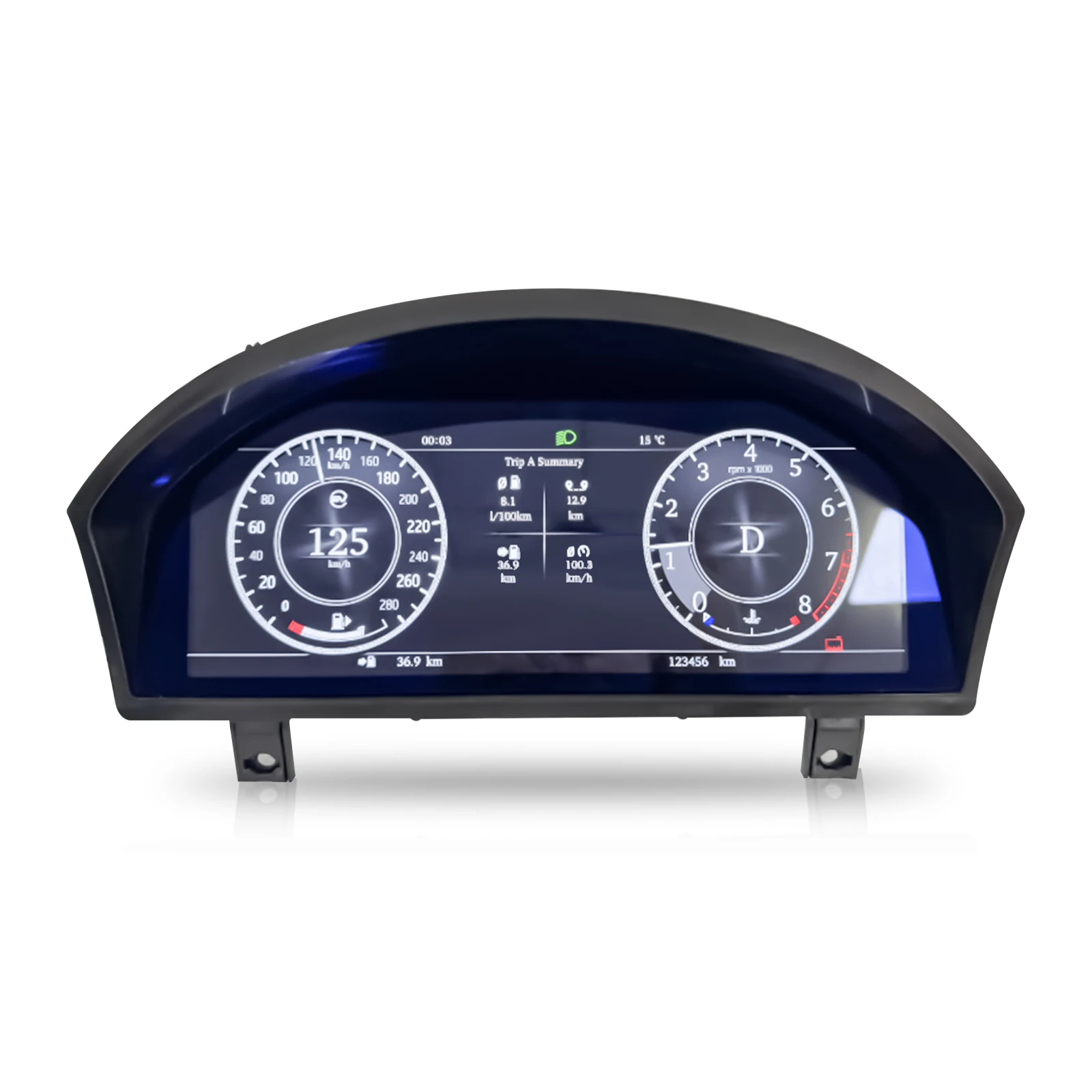 

Navihua Car LCD Dashboard Panel for Range Rover Sport L320 2005-2009 Digital Cluster Virtual Cockpit Instrument Speedometer