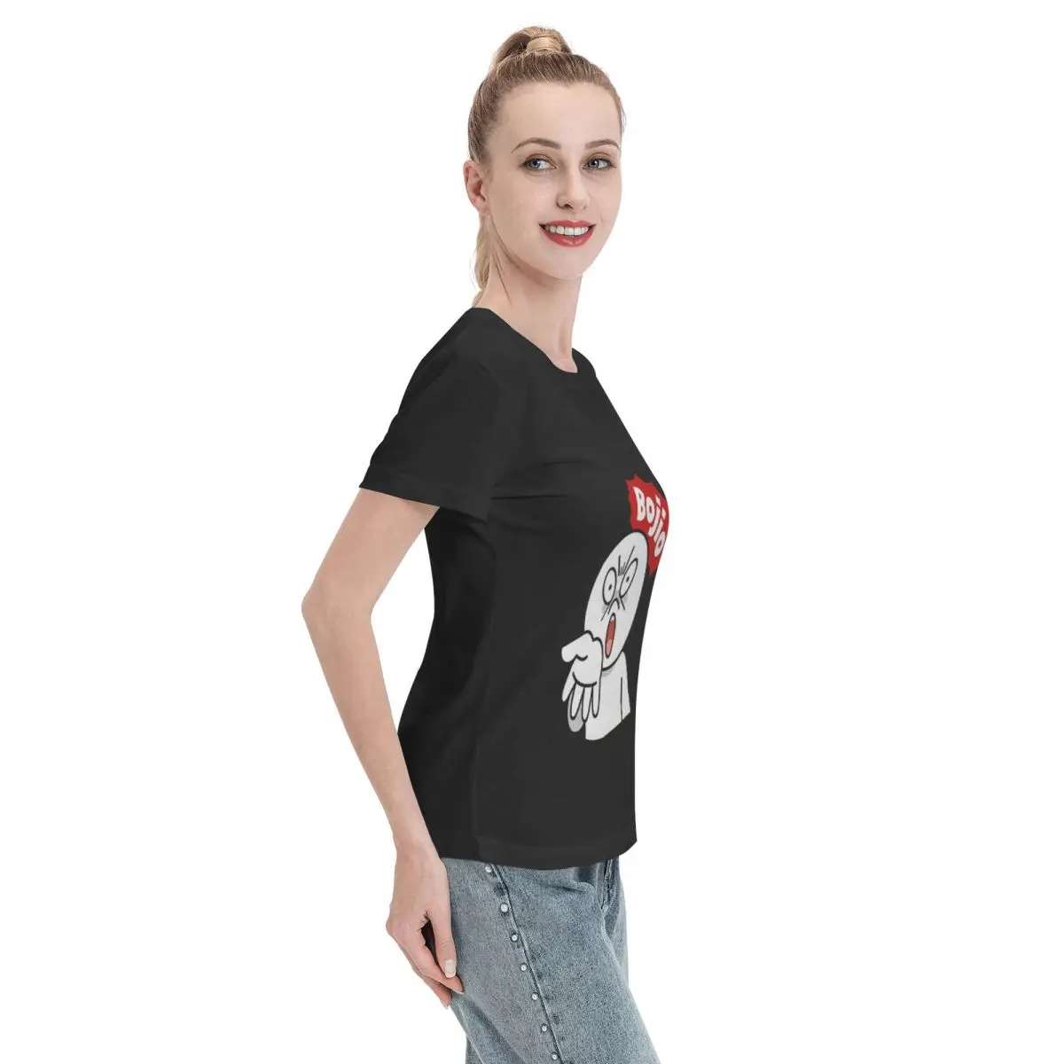 Sommer Frau Baumwolle T-Shirts Einfach MeMe Gedruckt Kurzarm T-shirts Mode Weibliche Kleidung Bequeme Weiche Street Tops