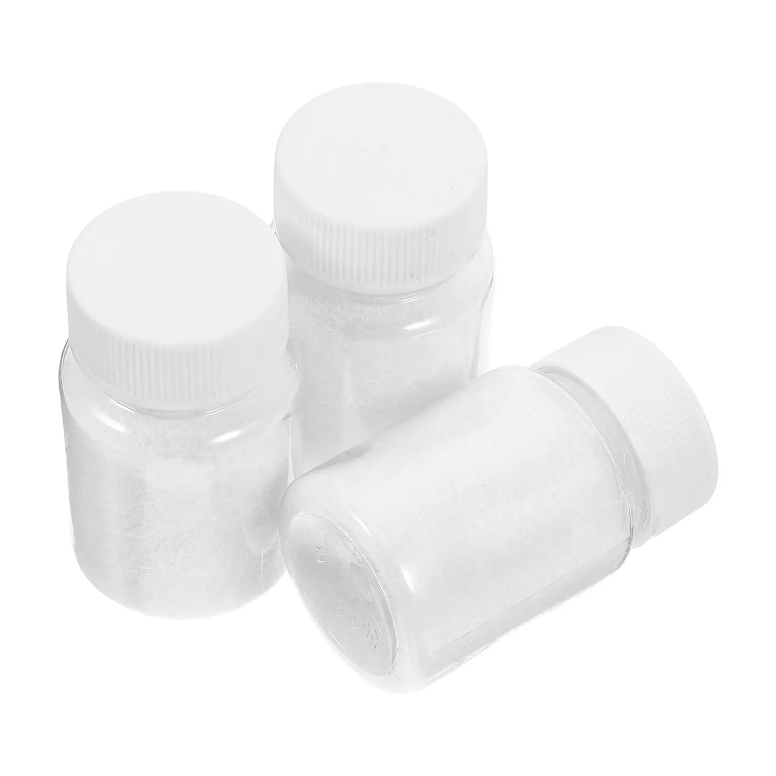 3 Bottles Crafting Flocking Powder DIY Material for Handmade Flower Grass Dress Scatter Powder for Arts and Creative Handcraft