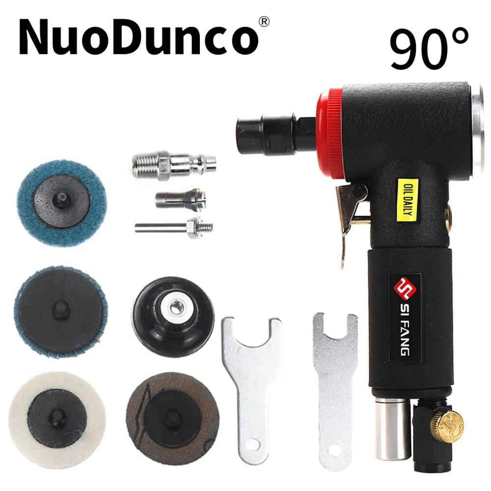 

11шт 90 ° Набор пневматических угловых шлифовальных машин, мини-пневматический шлифовальный гравировальный инструмент для шлифования металлических форм, гравировки, отделки, воздушный инструмент