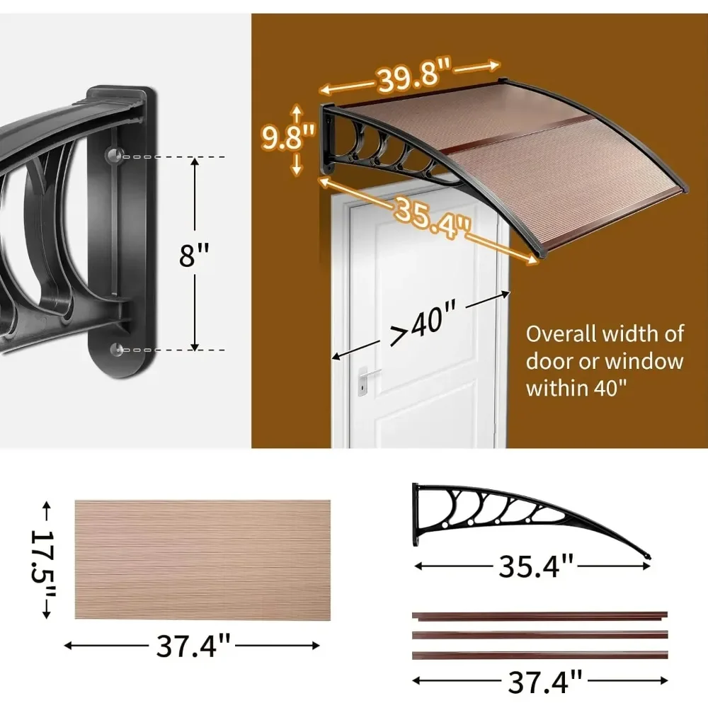 Window Awning Door Canopy 40