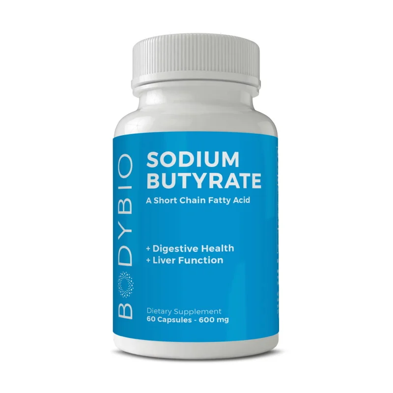 Sodium Butyrate SCFA Capsules Support Digestive Health and Cleansing of The Liver and Gallbladder Healthy Liver Function