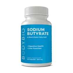 Sodium Butyrate SCFA Capsules Support Digestive Health and Cleansing of The Liver and Gallbladder Healthy Liver Function