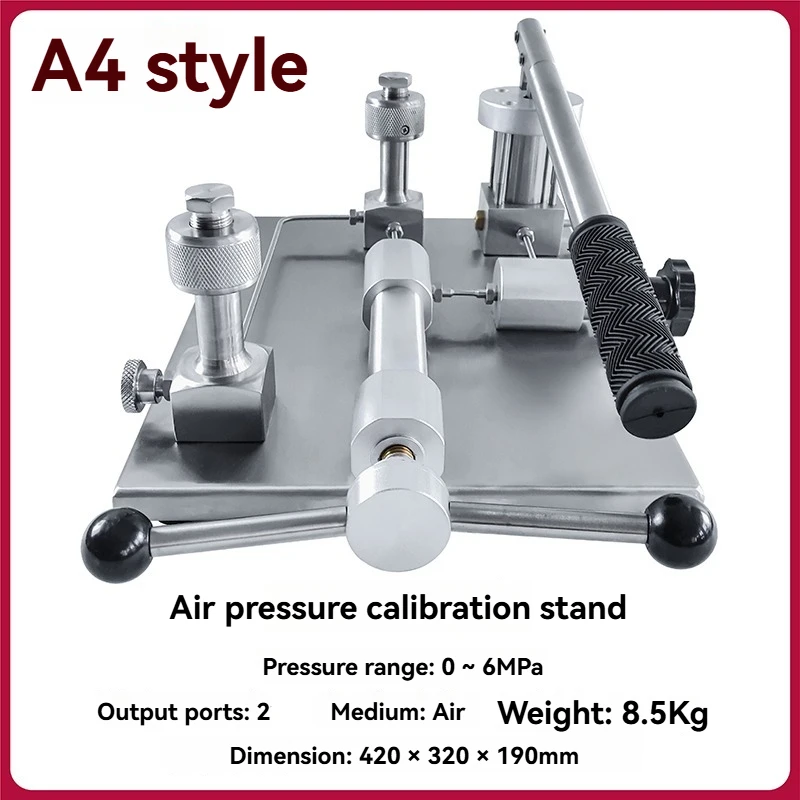 Pressure gauge sensor calibration,Type A5,0-10MPa, vacuum calibration bench,pressure testing laboratory,handheld pneumatic pump