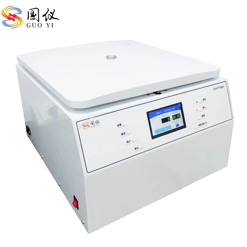 Table Top Low Speed large volume capacity  LCD display Swing out pr p Centrifuge Machine cheap price for laboratory