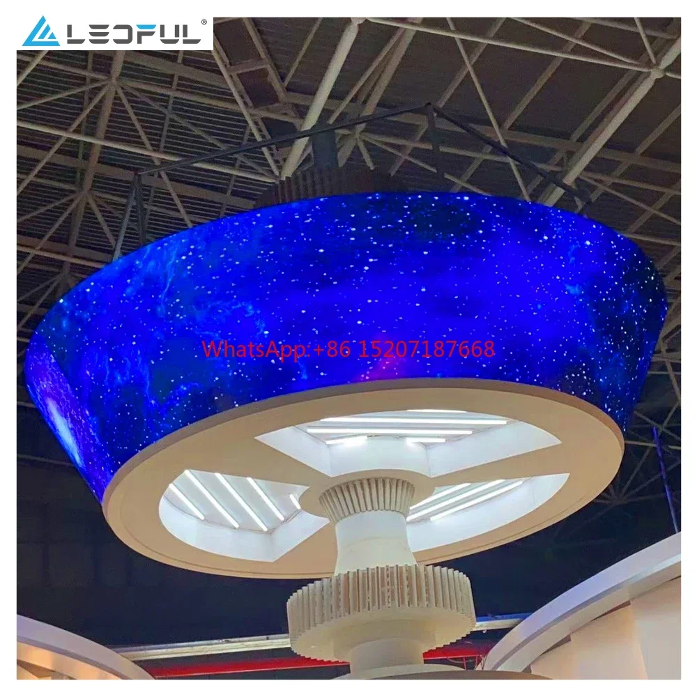 Indoor Commercial HD P3 Flexible LED Display Screen