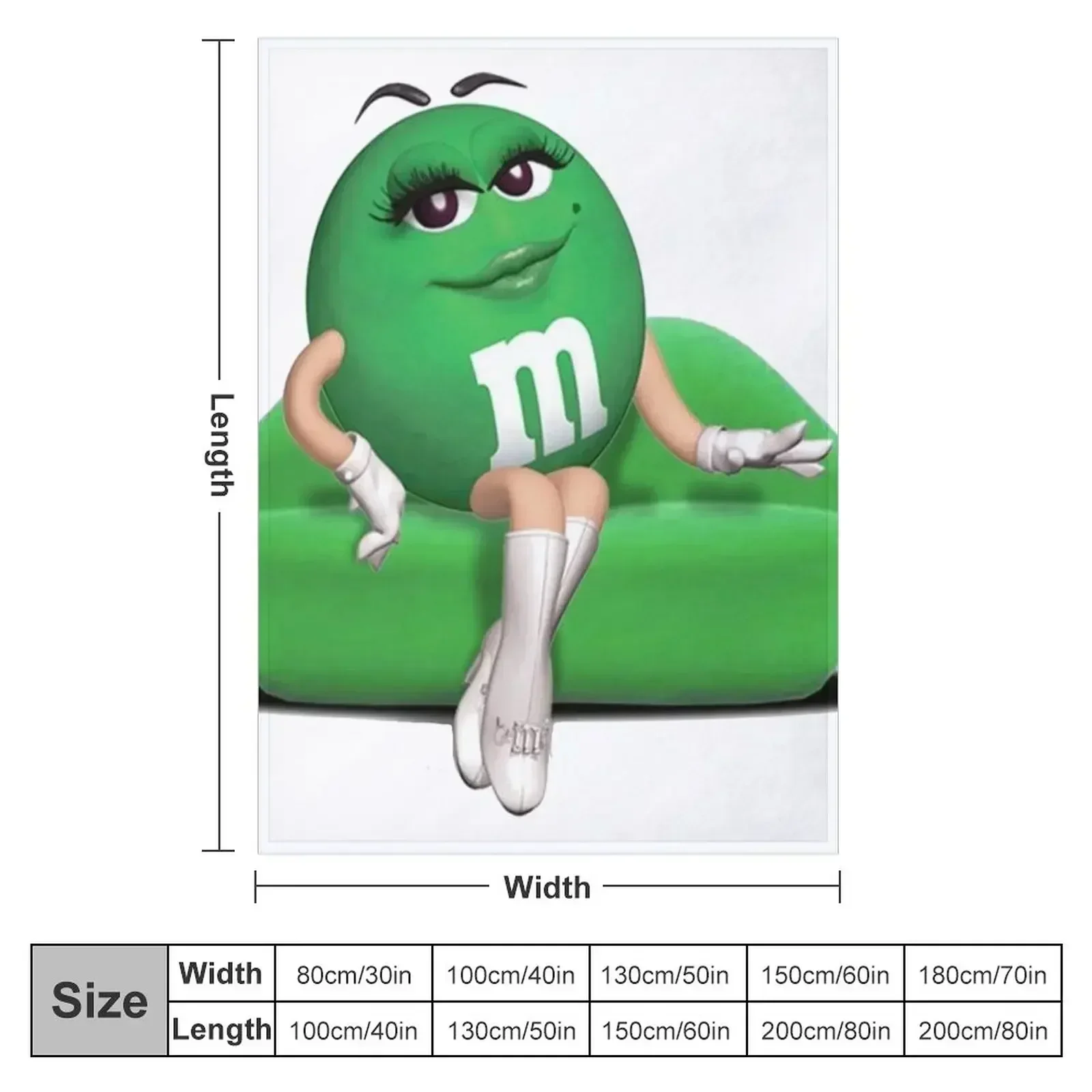 Sexy Times with Ms. Green Throw Blanket for sofa Luxury Weighted Decorative Sofa Blankets For Bed Soft Beds Blankets
