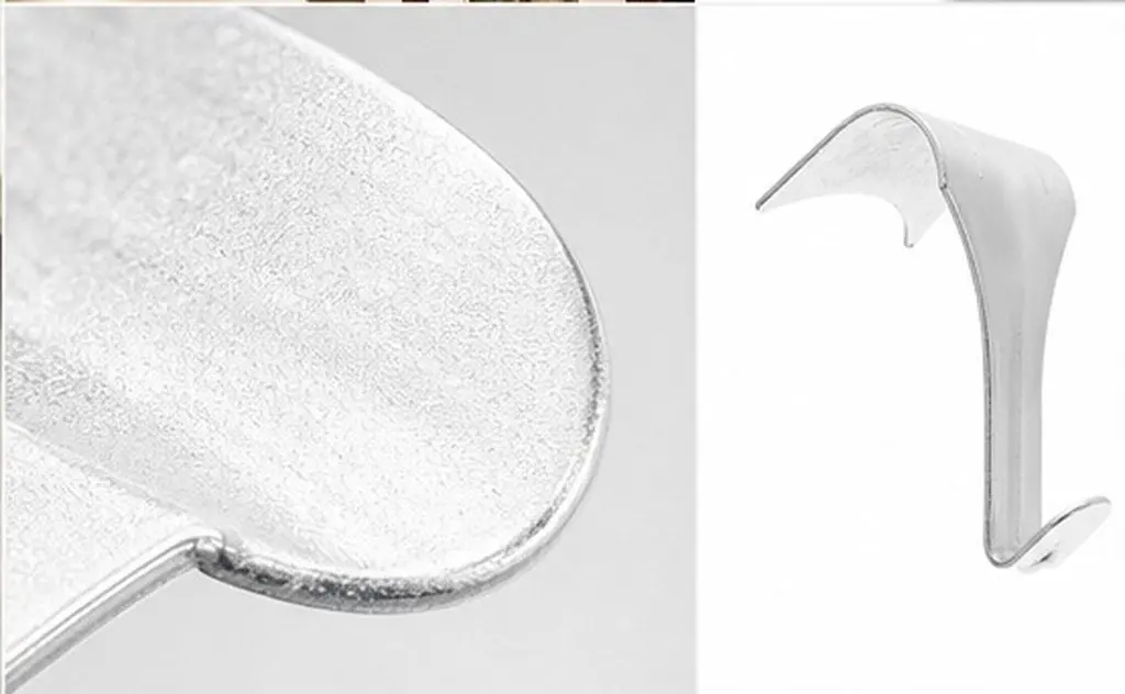 20Pcs S Shaped Picture Rail Hooks Zinc Alloy Strong Load Hanging Tool for Gallery Wall Frames Photo Decorations Rail Moulding