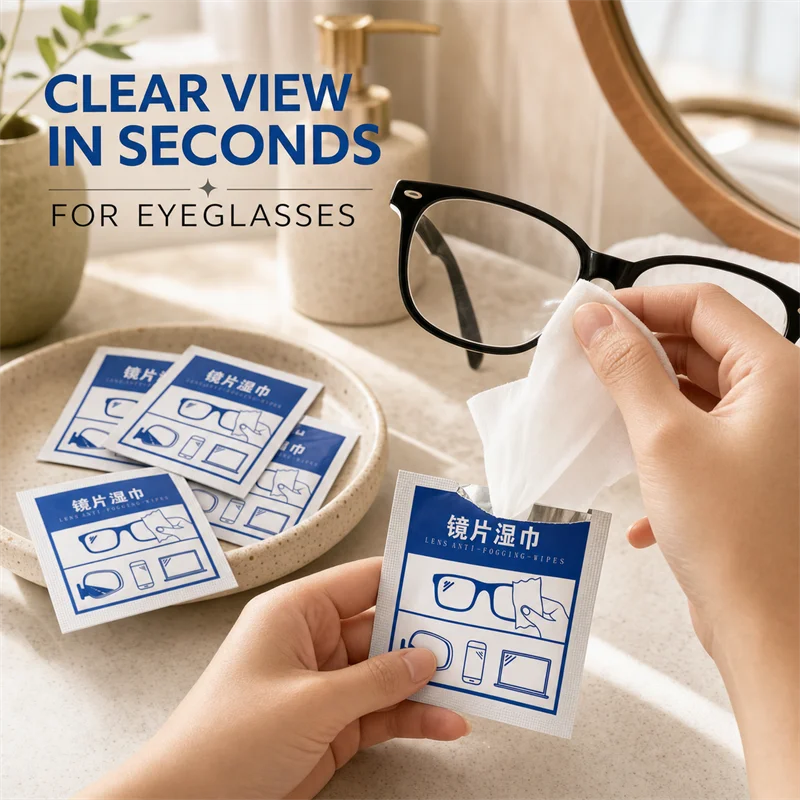 1000 Pieces Set Quick Cleaning Lens Cloths Portable Oil Stain Removal Convenient Carry-Easy-To-Use Microfiber Wipes for Glass