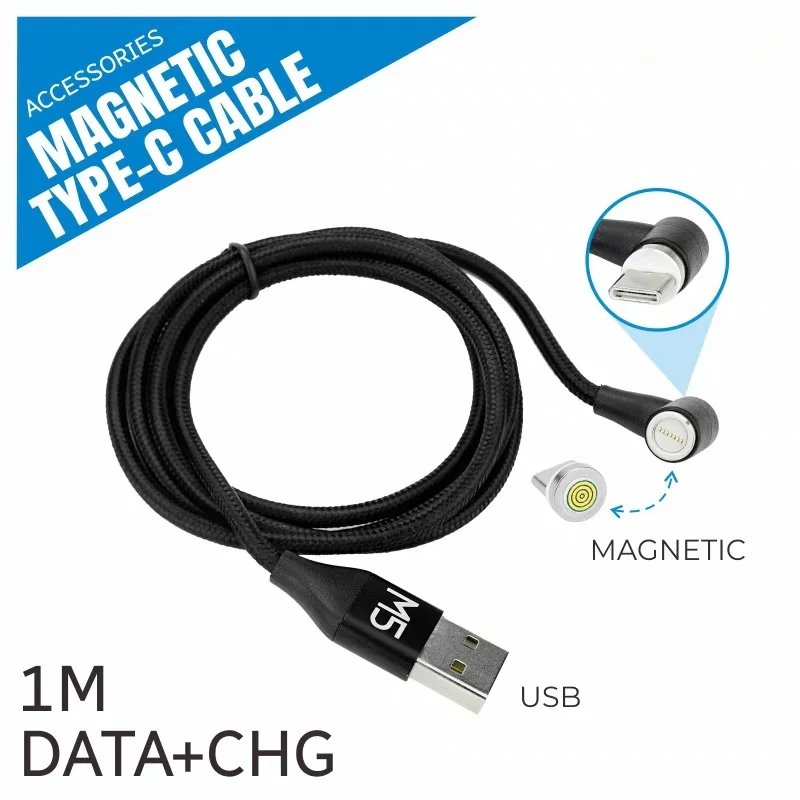 Official M5Stack Magnetic Type-C Data Cable 5V@200mA 1m