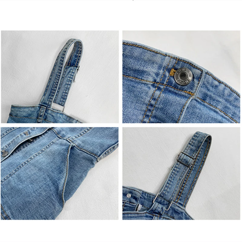 Abito in Denim da donna estate nuove cinghie Sexy gonna corta Skinny blu moda coreana classico Streetwear abito in jeans con colletto a una parola