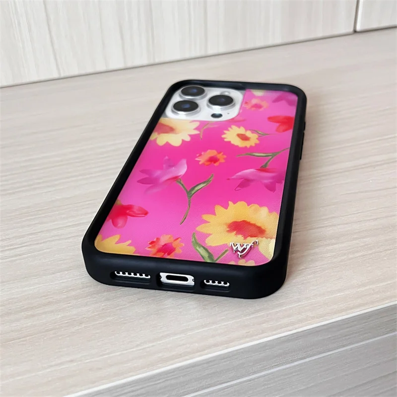Wildflower Cute Bear-y Sunflower Anti-Fall Case for iPhone 12 13 14 15 16 Pro Max 16 Plus Bow Beau Dreamy Heart wf Phone Cases - Image 5