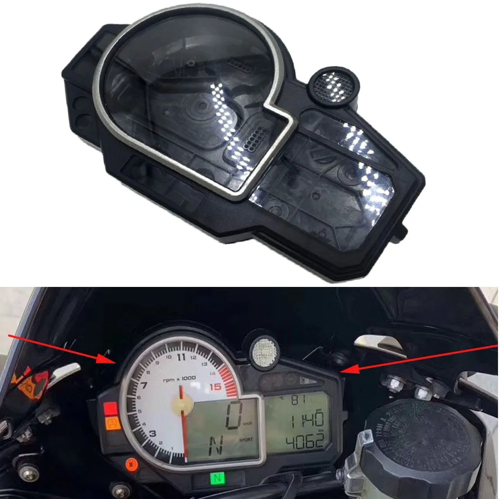 For BMW S1000RR S1000 RR HP4 2009 2010 2011 2012 2013 2014 Speedometer Odometer Instrument Housing Case Tachometer Gauge Cover