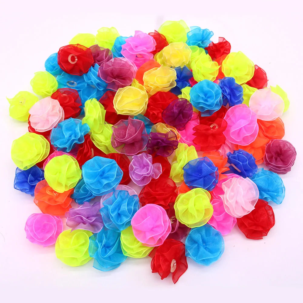 

50/100X Handmade Cute Pet Puppy Dog Cat Hair Bows Bright Color Dog Hair Accessories Grooming Bows for Small Dogs Pet Products