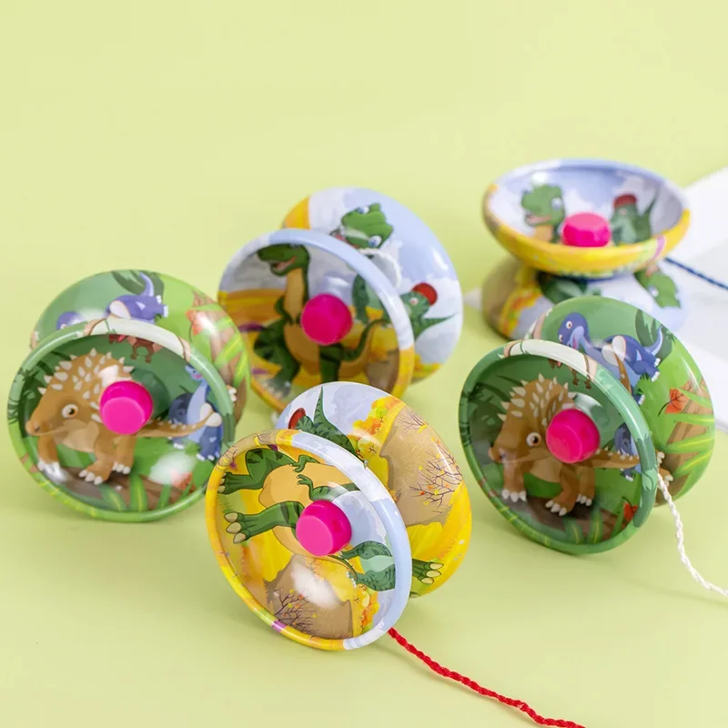 5Pcs Alloy Dinosaur Yo-Yo Ball Toys for Kids Birthday Party Favors Pinata Fillers School Carnival Reward Wedding Guest Gifts