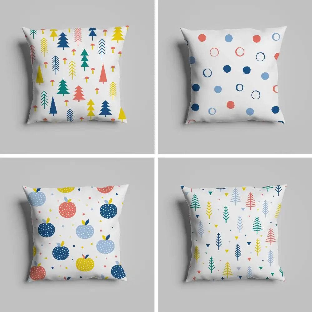 

Nordic Simple Pillow Case Pillowcase For Car Pillows 60x60 Cushions Luxury Double Sided Cover Home And Decoration Sofa 30x30