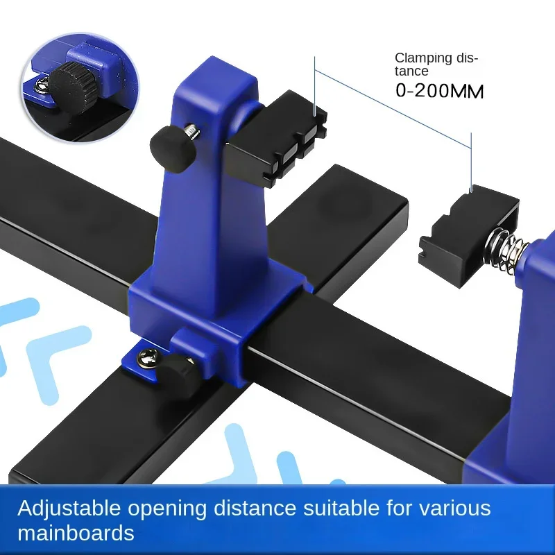 Imagem -04 - Suporte de Placa de Circuito Ajustável Suporte de Placa Mãe Pcb Suporte de Kit de Fixação Esd Safe Clamp Ferramentas de Reparo de Telefone Rotação de 360 Graus