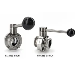 KegLand 1.5/2 Inch Tri Clover Butterfly Valve beer brewing accessary bar tool