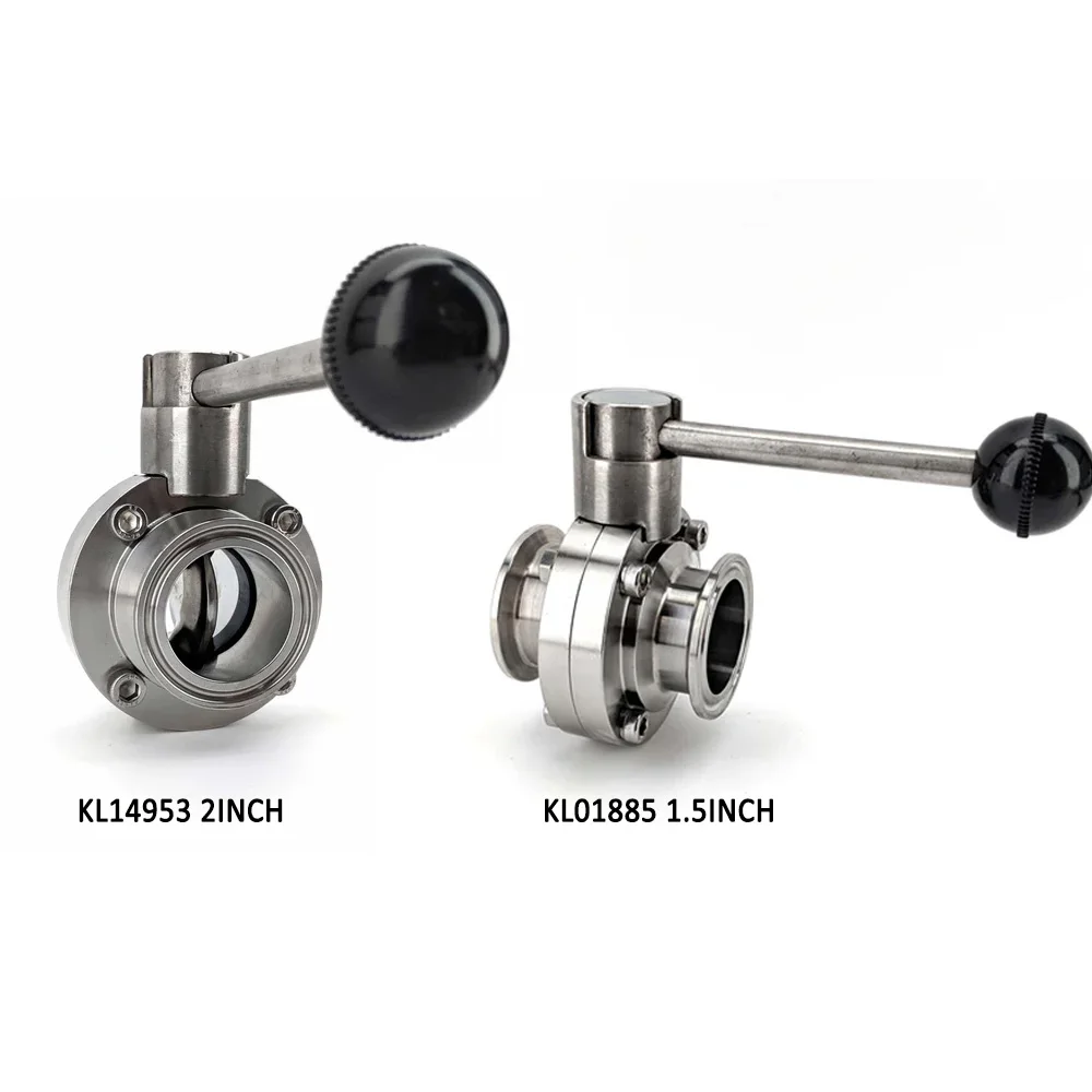 KegLand 1.5/2 Inch Tri Clover Butterfly Valve beer brewing accessary bar tool