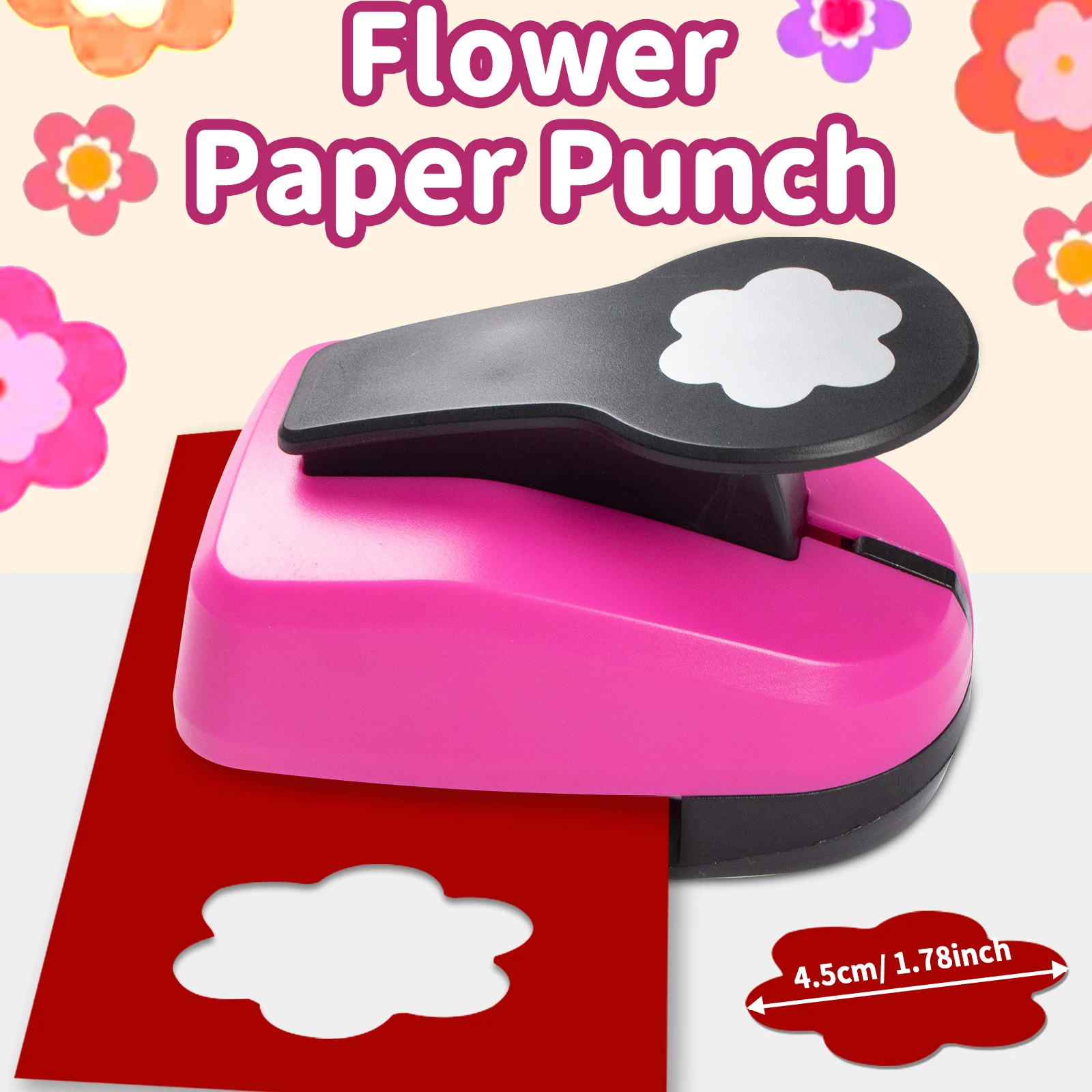Paper cutter tool for crafts Hole Punchers 2 inch 50 mm Heart Flower star butterfly Shapes for crafting for scrapbooking