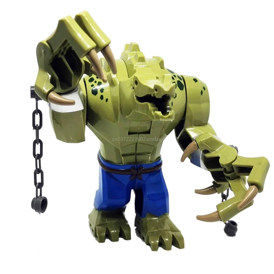 Mini Bricks Movie Series Killer Croc Action Figures Waylon Jones Doll Assemble Building Blocks MOC for Children Toys