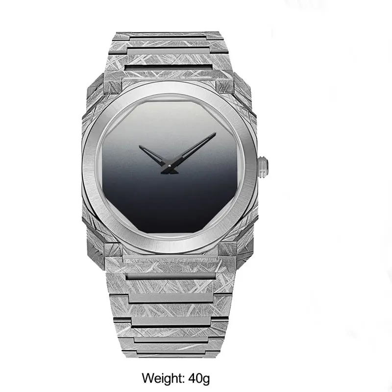Simple Square Quartz Watches Suitable for Men's Fashion Lightweight, Polycarbonate Waterproof Watches Customizable Brands