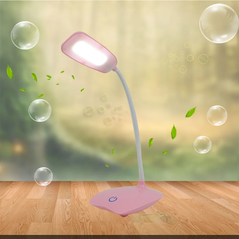 1 قطعة التحكم باللمس Led لمبة مكتب USB قابلة للشحن 3 إعدادات مرنة الرقبة القراءة الخفيفة لغرفة النوم النوم طاولة مكتبية أبيض دافئ #3