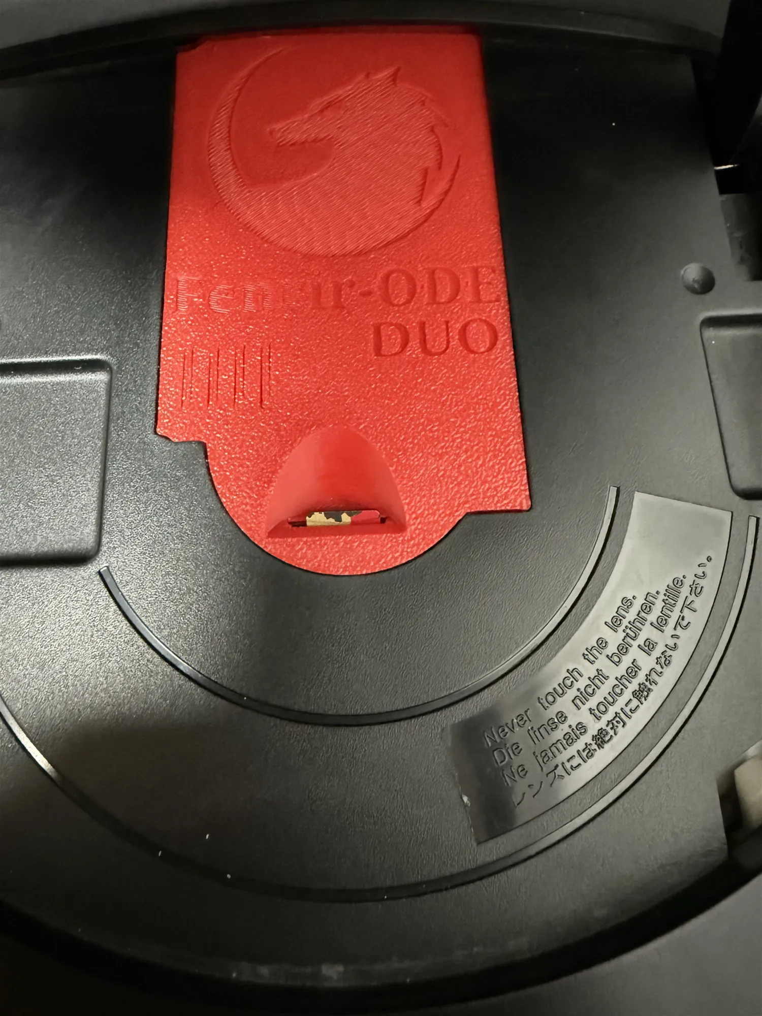 Fenrir mit 3D-Druckhalterung und ODE-Platine für Saturn SAROO PHOEBE RHEZ Wuxi OED/CD Switcher SS MODE Modularer Chip – Detail 3