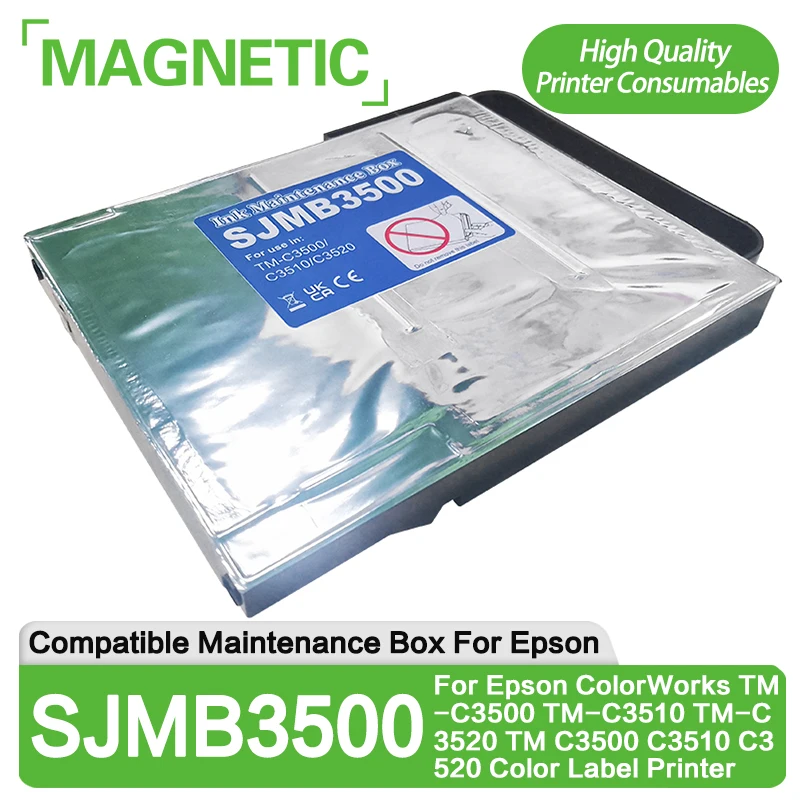 

SJMB3500 C33S020580 Maintenance Box With Chip Compatible For Epson ColorWorks TM-C3500 TM-C3510 TM-C3520 TM C3500 Label Printer