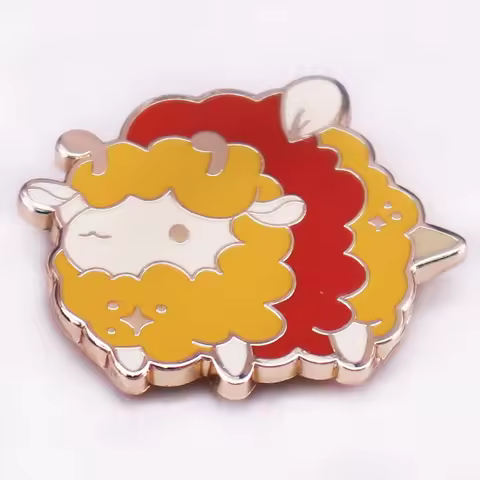 Cute Animal Bee Sheep Mix Match Art Funny Brooch Enamel Pin