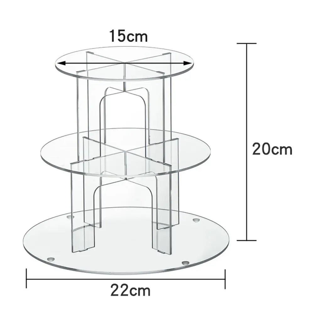 

Pagoda-like multi-tiered platform baking cakes dessert cookies puffs display shelves food shelves