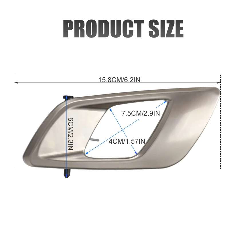 Front Left & Right Inner Door Handle For Ford Ranger 2012-2021 Everest 2012-2021 BT50 2012-2019 AB3921971/AB3921970 Door Handle