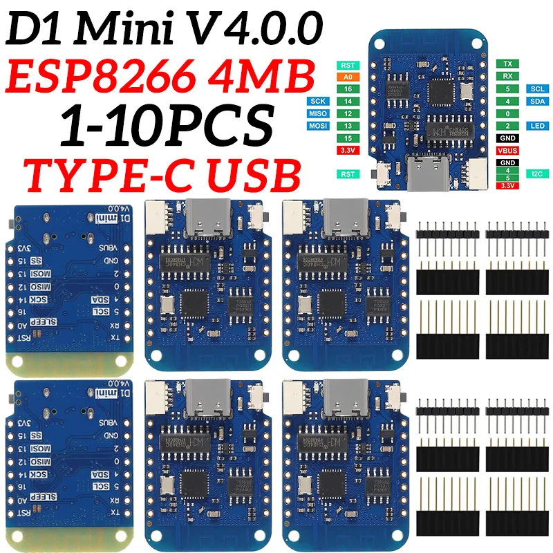 XZG 1-10PCS WeMos D1 Mini ESP8266 WIFI Internet of Things De