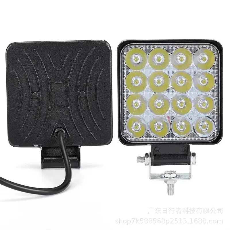 

Hot Sale 1pcs 3-inch Inspection Lights Off-road Vehicle Spotlights for LED Car Work Lights 16LED 48W Square High Quality