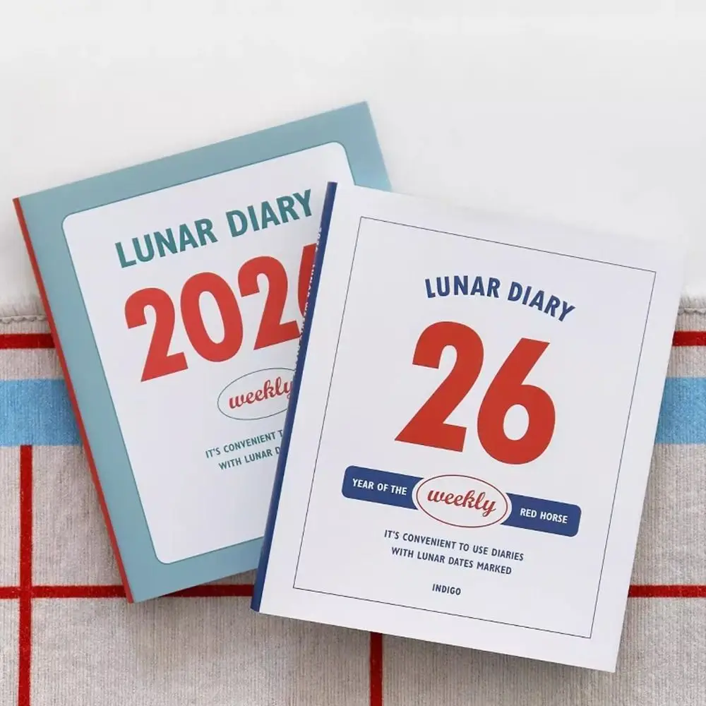 

Retro Nov.2025-Dec.2026 2026 Planner Daily Lightweight Agenda Book DIY with Calendar Appointment Book School Supplies