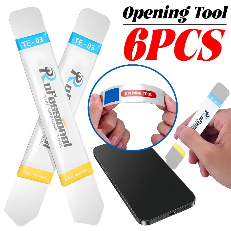 

Metal Pry Spudger Opening Tool Ultra Thin Screen Opener for Phone Tablet Laptop LCD Screen Disassemble Repair Tools Kit Crowbar