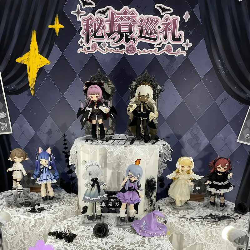 

[Предпродажа] Подлинная аниме Bgd Blind Box Toy Secret Realm Tour Series 12-минутная подвижная фигурка Модель Орнамент Игрушка для девочки на день рождения