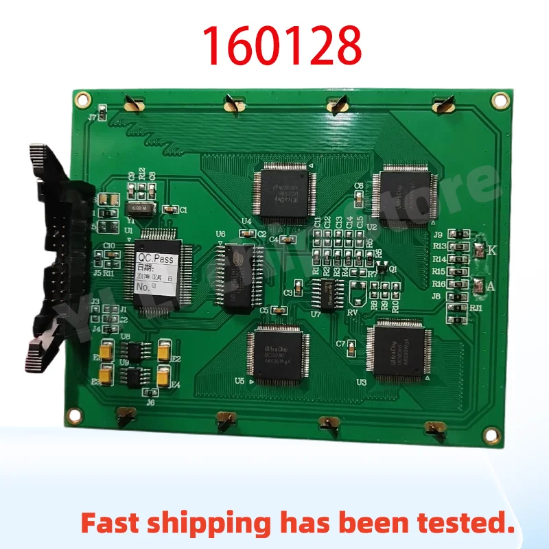 160128 Dot Matrix LCD Liquid Crystal Module Manufacturers Ship LED Backlight LCD Screen