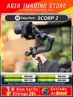 FeiyuTech SCORP 2 Camera Gimbal Stabilizer 3-Axis Handheld Mirrorless DSLR for Sony ZVE10 A7IV A6400 Canon R Nikon  Feiyu Tech