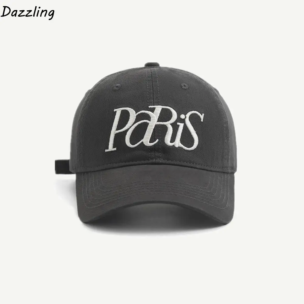 

Versatile Embroidered Embroidery Baseball Cap Hole NYC Letter Baseball Hat Peaked Cap Sunscreen Hat Sun Hat Girl