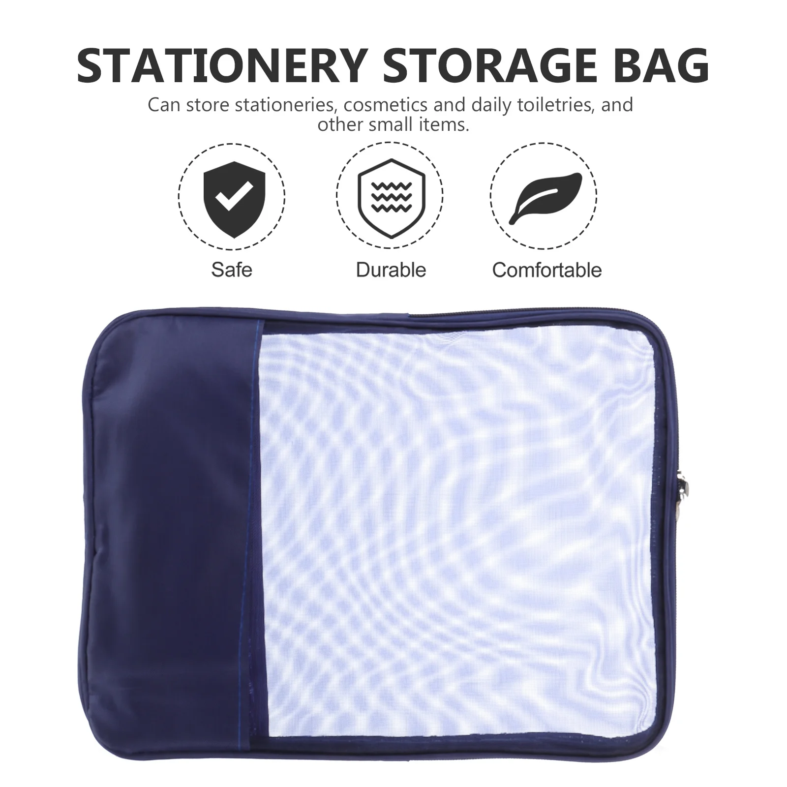 Bolsa de almacenamiento de archivos, bolsa organizadora de documentos, resistente al agua, uso en viajes de negocios, organizador de archivos, bolsa de papel, soporte para billetes, 2 uds.