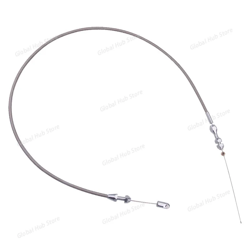 

36" Stainless Steel Braided Throttle Cable Fit LS1 For Chevy 4.8 5.3 5.7 6.0 Engine