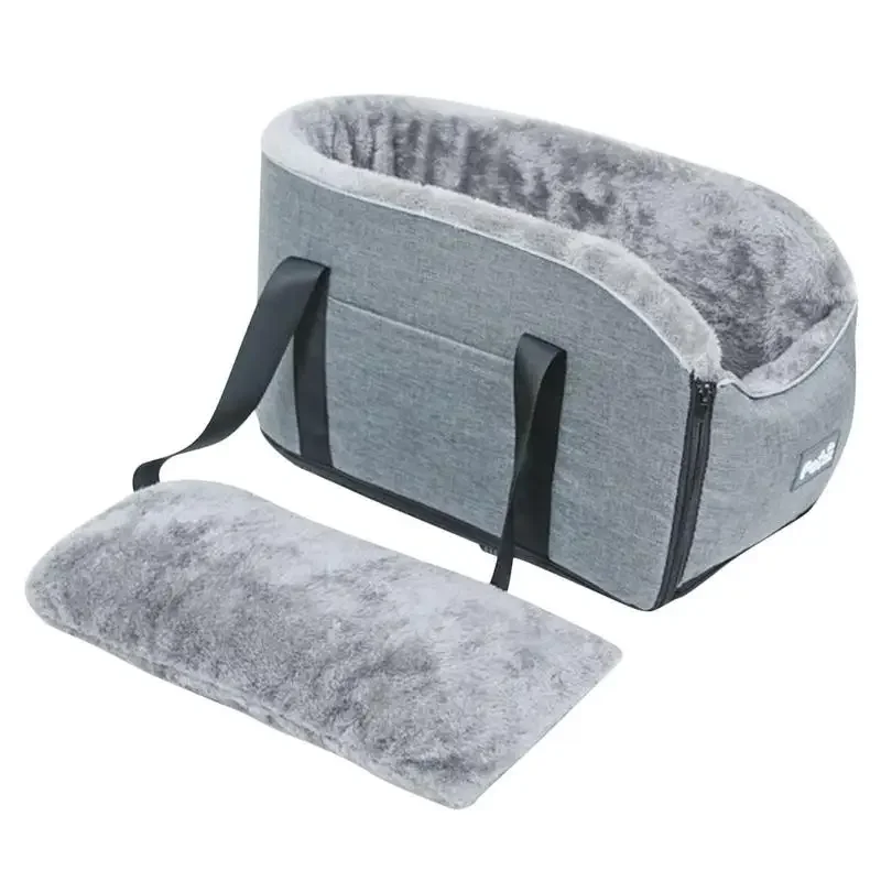 Portable Pet Dog Car Seat Central Control Nonslip Kennel Bed For Dog Cat Travel Accessories Dog Carriers Safety Car Armrest Box
