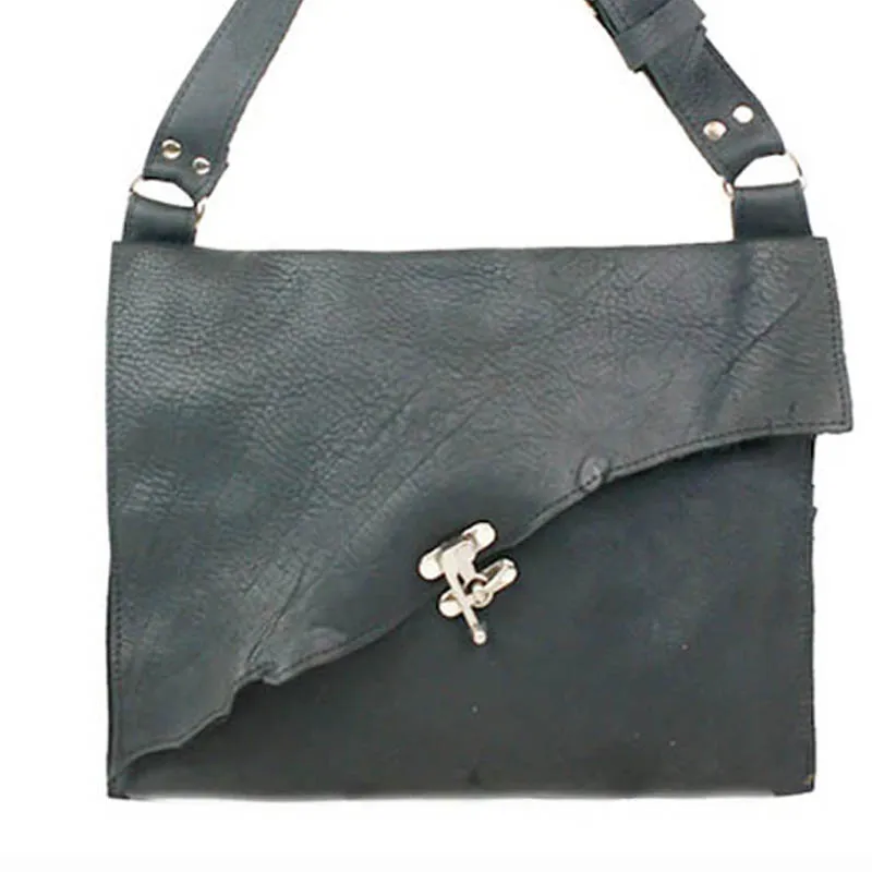 Medieval Steampunk Crossbody Messenger Bag Vintage PU Leather Satchel Festival Shoulder Belt Phone Bag Viking Pirate Accessory